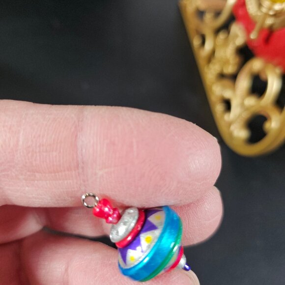 2001 Hallmark Keepsake Ornament Santa Sleigh Set Of 2 Ornaments NIB - Picture 8 of 16